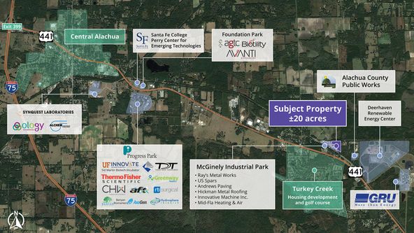 McGinley Industrial Park Land: NW 128th Lane, Gainesville, FL 32653